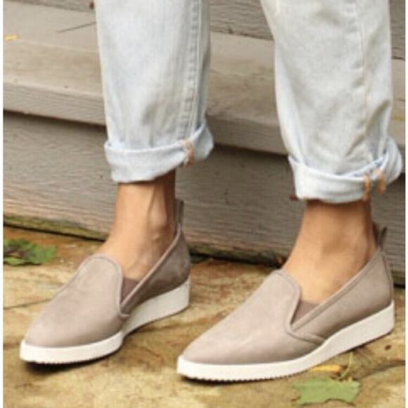 Everlane Street Shoe Grey Suede Nubuck Leather Loafer Size 6.5 - Picture 1 of 7